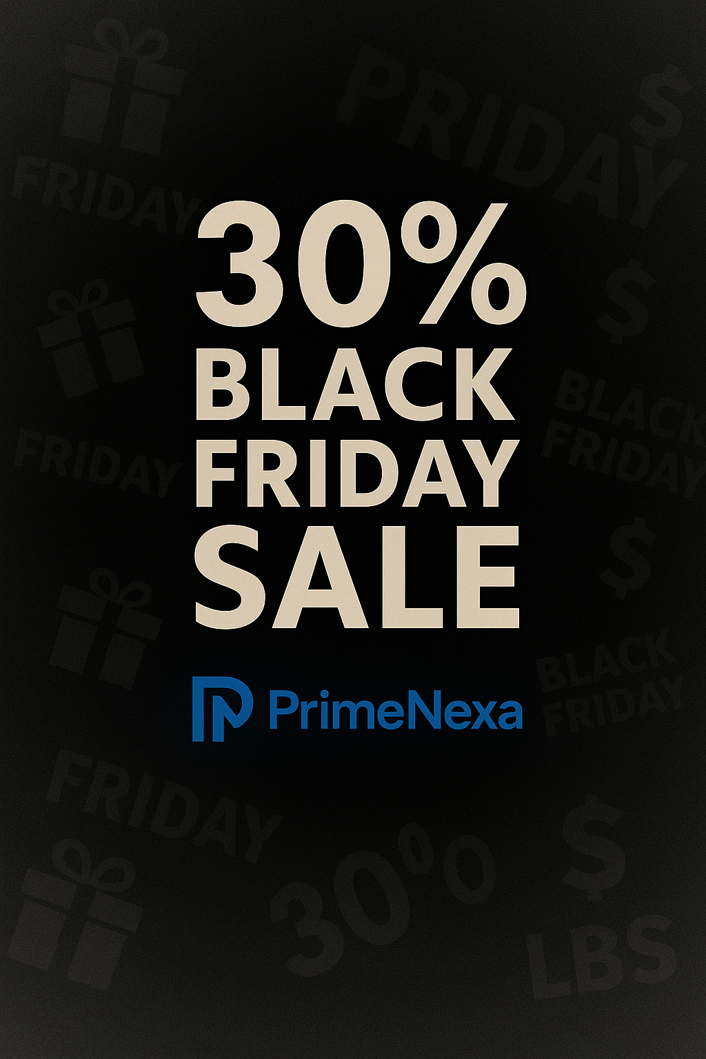 Black Friday 30% OFF Deals
