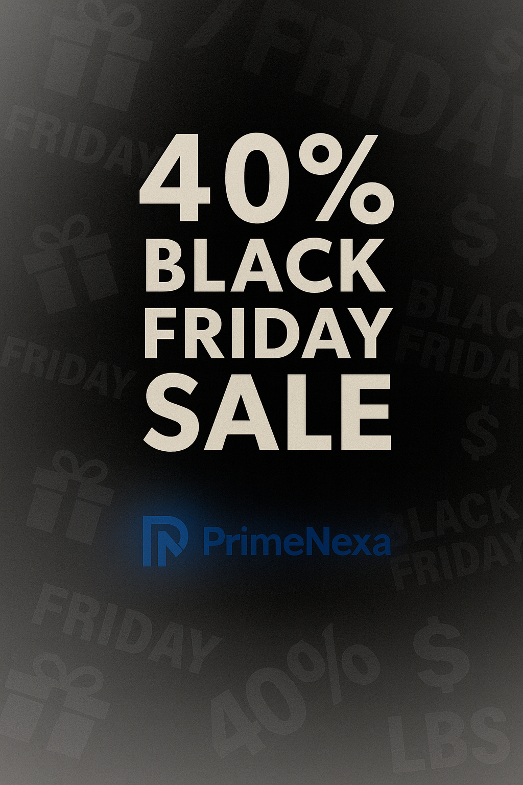 Black Friday 40% OFF Deals