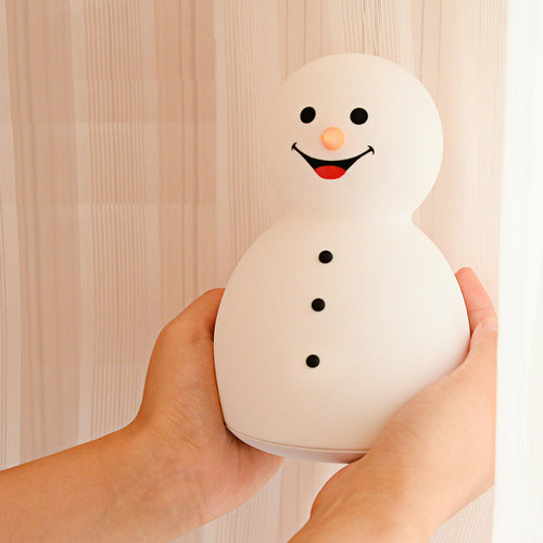 Christmas Snowman Music Night Light