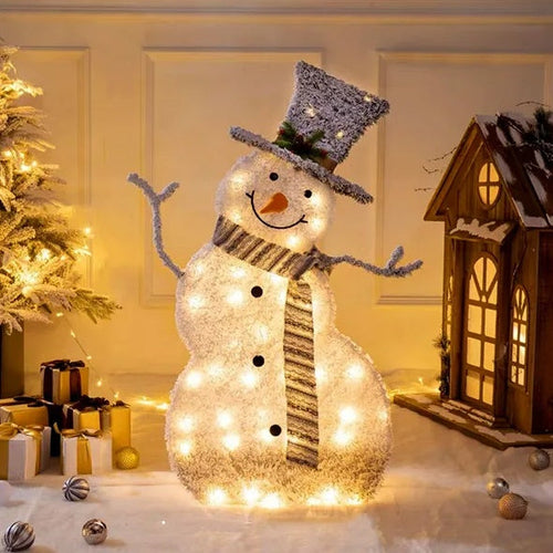 LED Christmas Snowman Decoration Light