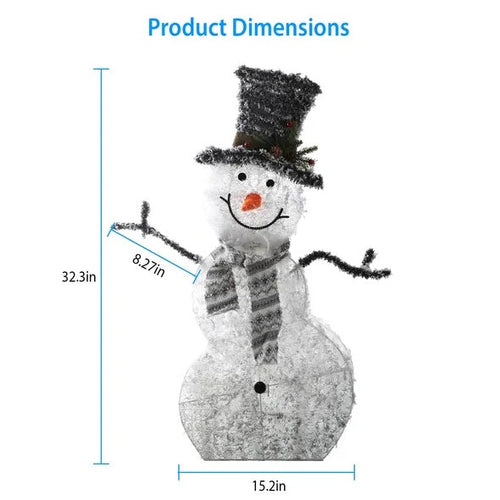 LED Christmas Snowman Decoration Light