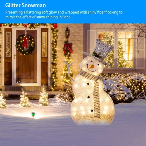LED Christmas Snowman Decoration Light