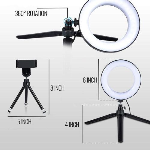 LED Ring Light With Tripod Stand