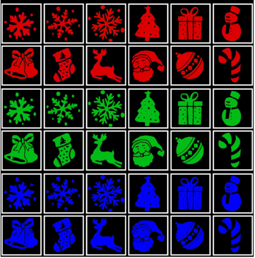 Christmas Pattern LED Laser Projector