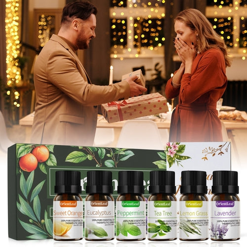 Essential Oils for Diffusers, 100% Natural Plant Extracts Six Scents