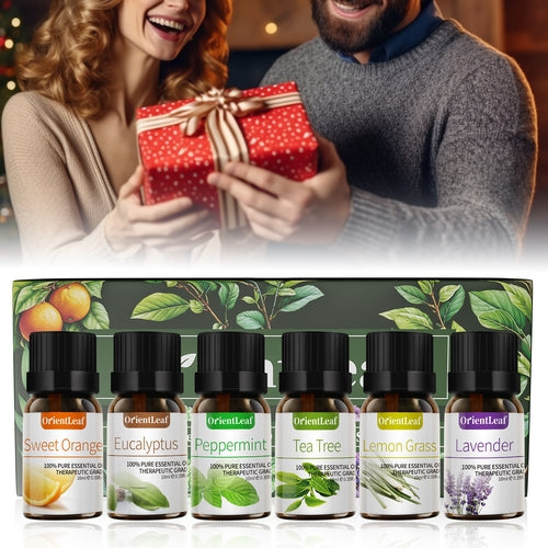 Essential Oils for Diffusers, 100% Natural Plant Extracts Six Scents