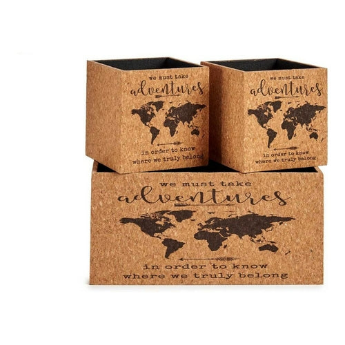 World Map Decorative Boxes